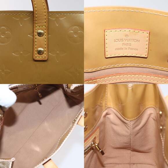 LOUIS VUITTON Monogram Vernis Reade PM Hand Bag Noisette M91334 - Picture 11 of 12